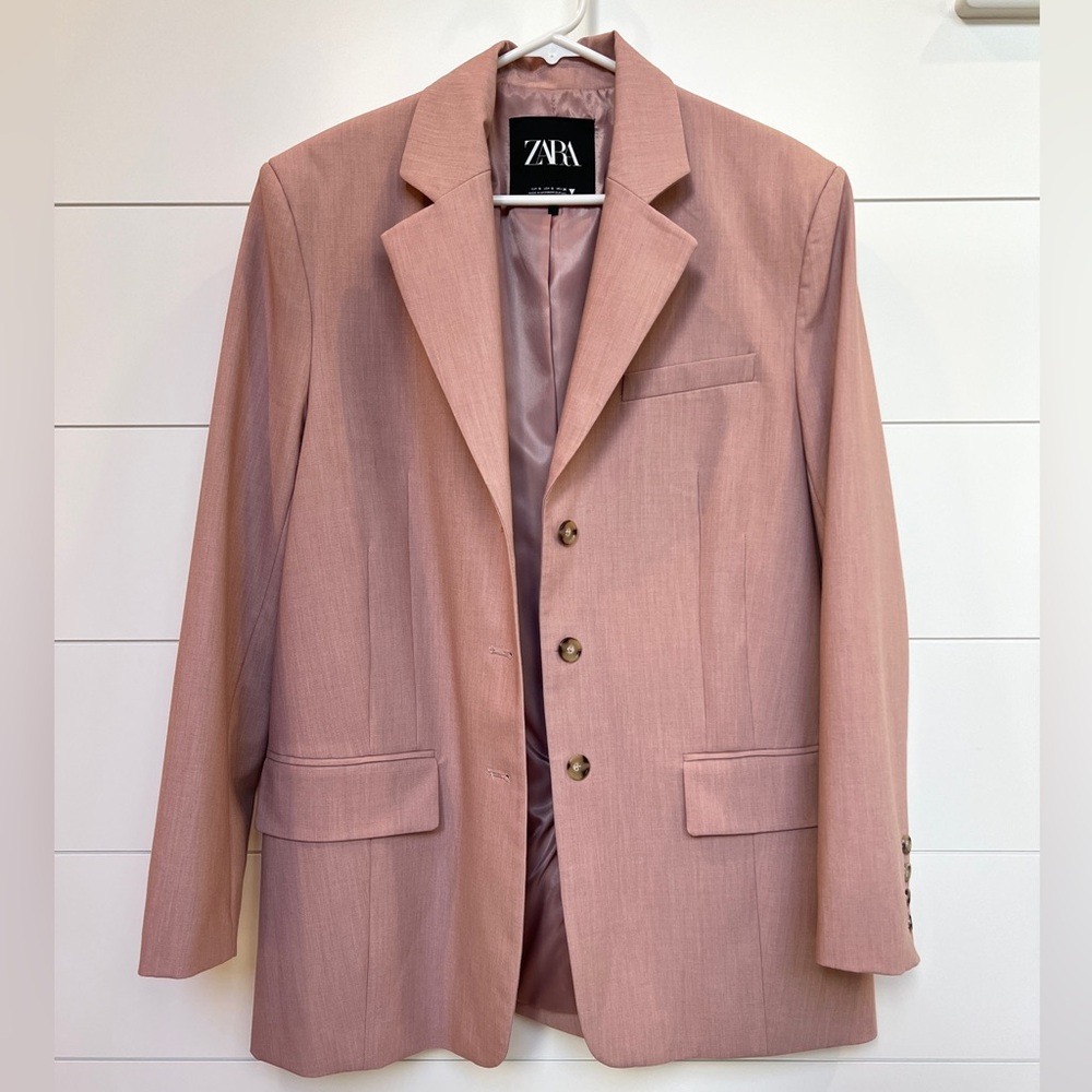 Zara Pink Blazer for Women